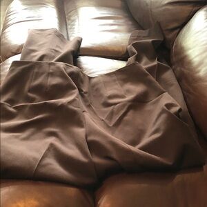 Talbots Chocolate Brown straight-Leg Trousers